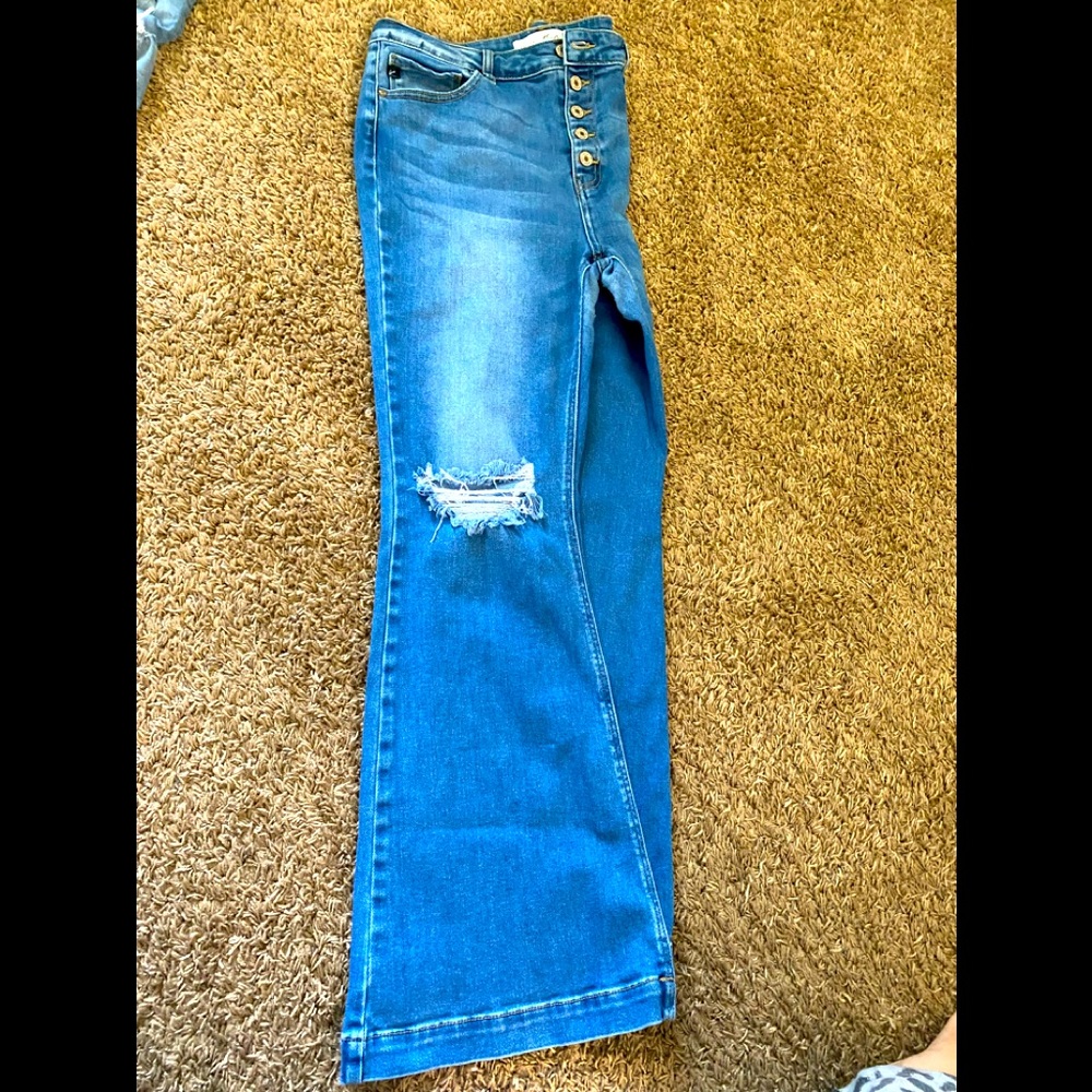 KanCan Flare Button Fly Jeans